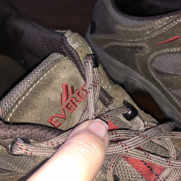 EVEREST Mens Leather Brown Hiking Boots Size 12 Ankle Utility Outdoors - Picture 13 of 13